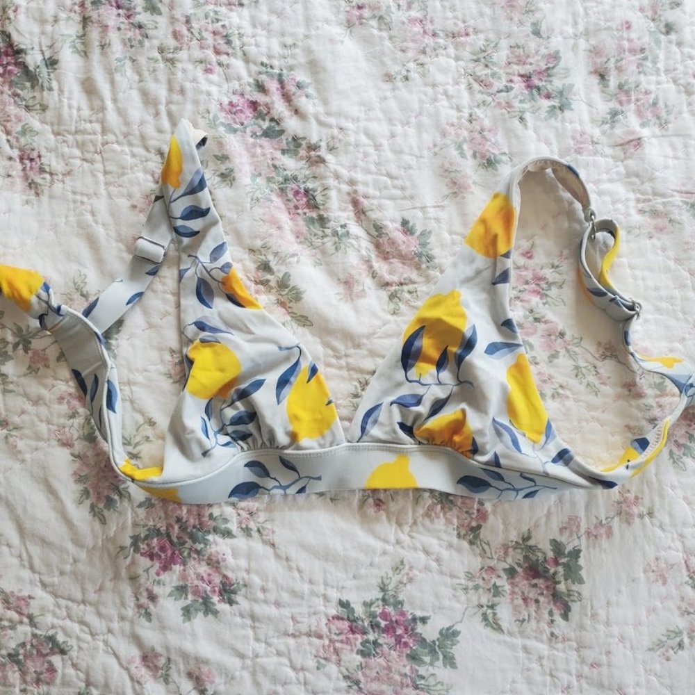 Kitty and Vibe Lemon Bikini Top